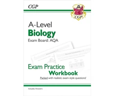 KNYGA Bookshop A-Level Biology: AQA Year 1 &amp; 2 Exam Practice Workbook - includes Answers