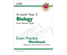 KNYGA Bookshop A-Level Biology: AQA Year 2 Exam Practice Workbook - includes Answers