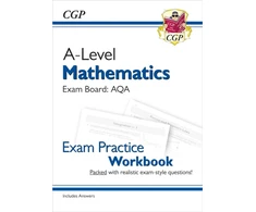 KNYGA Bookshop A-Level Maths AQA Exam Practice Workbook (includes Answers)