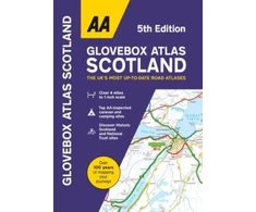 KNYGA Bookshop AA Glovebox Atlas Scotland