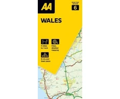 KNYGA Bookshop AA Road Map Wales