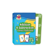 KNYGA Bookshop Cgp Books Addition &amp; Subtraction Games Flashcards for Ages 7-8 (Year 3)