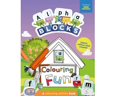 KNYGA Bookshop Cherry Alphablocks Colouring Fun: A Colouring Activity Book
