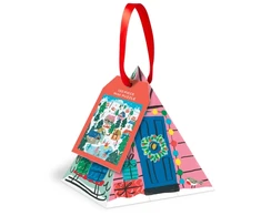 KNYGA Bookshop Alpine Cottage Puzzle Ornament