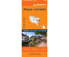 KNYGA Bookshop Alsace Lorraine - Michelin Regional Map 516