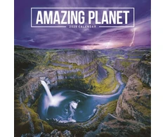 KNYGA Bookshop Amazing Planet Square Mini Calendar 2026