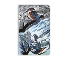 KNYGA Bookshop Angela Harding: Suffolk Kingfishers (Soft Touch Journal)