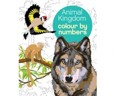 KNYGA Bookshop Animal Kingdom Colour by Numbers