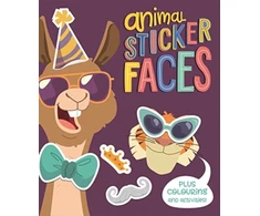 KNYGA Bookshop Animal Sticker Faces