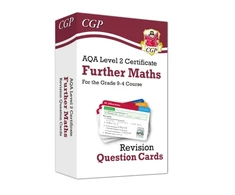 KNYGA Cgp Books AQA Level 2 Certificate: Further Maths - Revision Question Cards