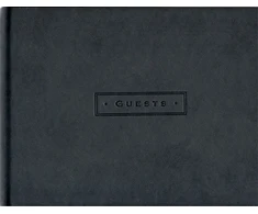 KNYGA Bookshop Artisan Guest Book/Classic Juodas