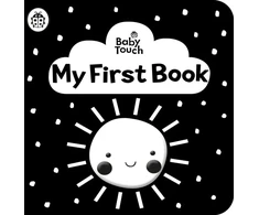 KNYGA Bookshop Baby Touch: My First Book: a juodas-and-baltas cloth book