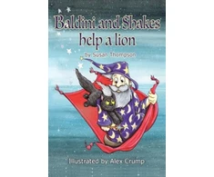 KNYGA Bookshop Baldini and Shakes help a Lion