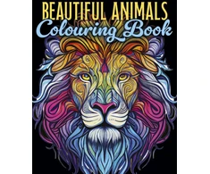 KNYGA Bookshop Beautiful Animals Colouring Book