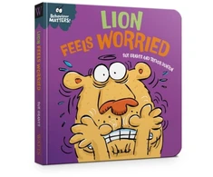 KNYGA Bookshop Behaviour Matters: Lion Feels Worried