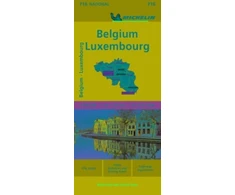 KNYGA Bookshop Belgium &amp; Luxembourg - Michelin National Map 716