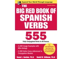 KNYGA Bookshop Big Raudona Book of Spanish Verbs, Second Edition