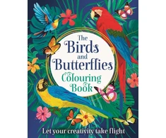 KNYGA Bookshop Birds and Butterflies Colouring Book