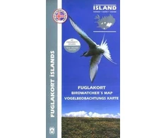 KNYGA Bookshop Birdwatchers' Map of Iceland