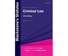 KNYGA Bookshop Blackstone's Statutes on Criminal Law