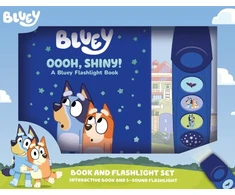 KNYGA Bookshop Bluey: Oooh, Shiny! Book and 5-Sound Flashlight Set