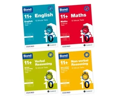 KNYGA Bookshop Bond 11+: Bond 11+ 10 Minute Tests 9-10 metai Bundle (for GL Assessment &amp; other 11 plus exams)