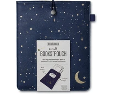 KNYGA Bookshop Bookaroo Books &amp; Stuff Pouch - Moon &amp; Stars