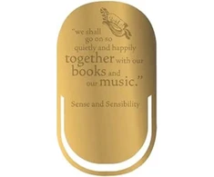 KNYGA Bookshop Bookmark Metal - Pulteney Press (Jane Austen)
