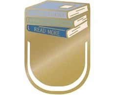 KNYGA Bookshop Bookmark Metal - Pulteney Press (Rather Be Reading)