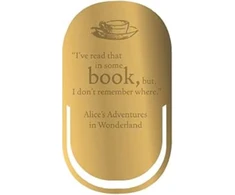 KNYGA Bookshop Bookmark Metal - Pulteney Press (Alice)
