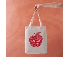 KNYGA Bookshop Books are good for you - Literary Tote Bag