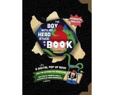 KNYGA Bookshop Boy with His Head Stuck in a Book