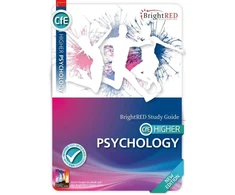 KNYGA Bookshop BrightRED Study Guide CfE Higher Psychology - New Edition
