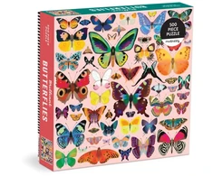 KNYGA Bookshop Brilliant Butterflies 500 Piece Family Puzzle
