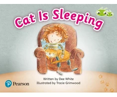 KNYGA Bookshop Bug Club Guided Fiction Reception Rožinė A Cat is Sleeping