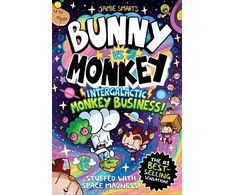 KNYGA Bookshop Bunny vs Monkey: Intergalactic Monkey Business! (a Phoenix Comic Book, from the million-selling Jamie Smart, Illustrator of the Year)