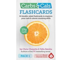 KNYGA Bookshop Carbs &amp; Cals Flashcards PACK 1