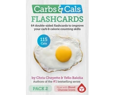 KNYGA Bookshop Carbs &amp; Cals Flashcards PACK 2