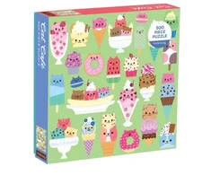 Dėlionė Bookshop Cat Cafe 500 Piece Puzzle
