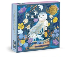 KNYGA Bookshop Celestial Owl 500 Piece Foil Puzzle