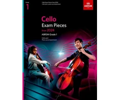 KNYGA Bookshop Cello Exam Pieces from 2024, ABRSM Grade 1, Cello Part &amp; Piano Accompaniment