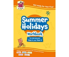 KNYGA Bookshop CGP Summer Holidays Activity Workbook - for kids between Year 4 and Year 5 (ages 8-9)