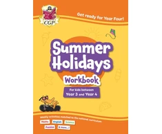 KNYGA Bookshop CGP Summer Holidays Activity Workbook - for kids between Year 3 and Year 4 (ages 7-8)