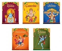 KNYGA Bookshop Wonder House Books Children's First Mythology Stories: RAM, Shiva, Hanuman, Ganesha, Vishnu