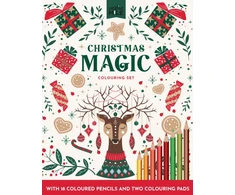 KNYGA Bookshop CHRISTMAS MAGIC ADULT COLOURING SET