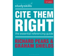 KNYGA Bookshop Pears, Richard (Durham University); Shields, Graham (Formerly University of Cumbria) Cite Them Right: The Essential Referencing Guide