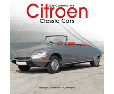 KNYGA Bookshop Citroen Classic Cars Calendar 2026 Square Car Wall Calendar - 16 Month