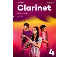 KNYGA Bookshop Clarinet Exam Pieces from 2026, ABRSM Grade 4