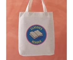 KNYGA Bookshop Classics Reader Tote Bag
