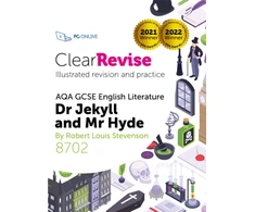 KNYGA Bookshop ClearRevise AQA GCSE English Literature 8702; Stevenson, Dr Jekyll and Mr Hyde